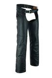 DS447TALL Tall Classic Leather Chaps with Jeans Pockets Daniel Smart Manufacturing