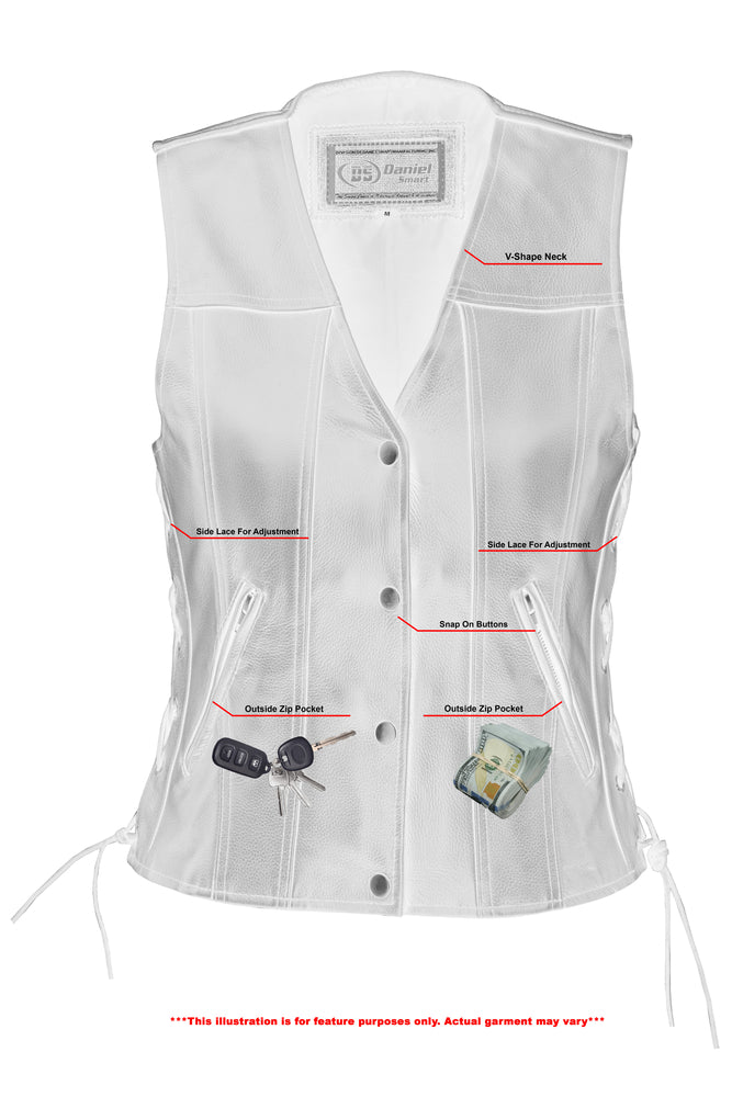 DS205 Women's Single Back Panel Concealed Carry Vest Daniel Smart Manufacturing