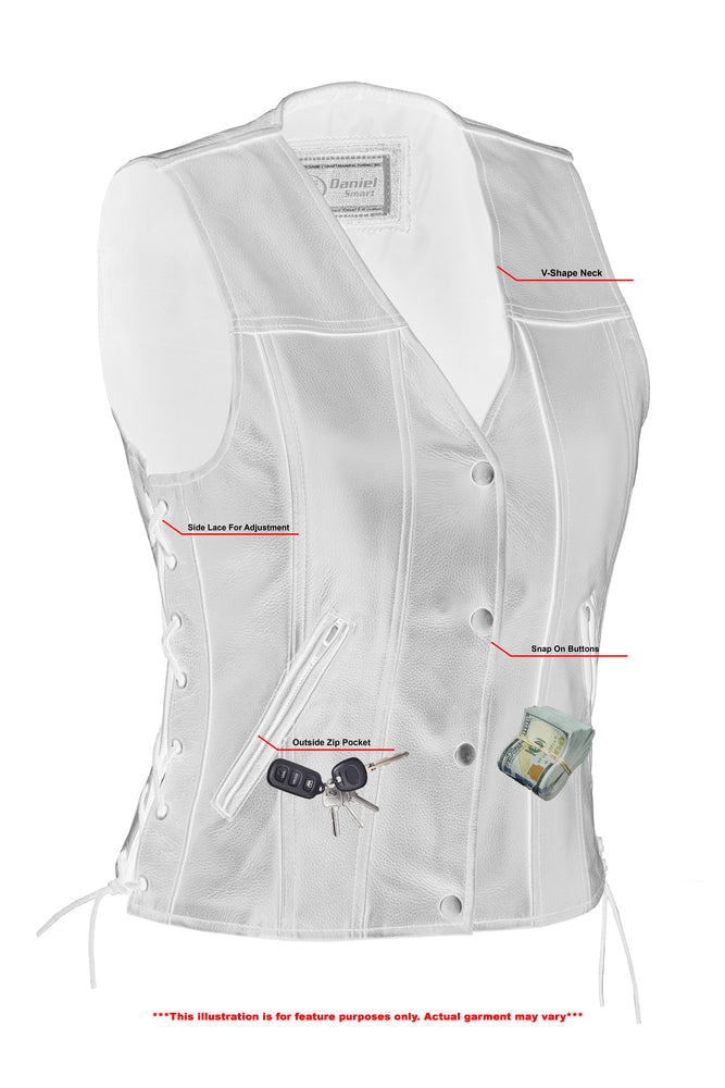 DS205 Women's Single Back Panel Concealed Carry Vest Daniel Smart Manufacturing