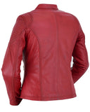 DS5501 Cabernet - Women's Fashion Leather Jacket Daniel Smart Manufacturing