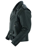 DS761 Motorcycle Armored Classic Biker Leather Jacket Daniel Smart Manufacturing