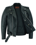 DS761 Motorcycle Armored Classic Biker Leather Jacket Daniel Smart Manufacturing