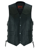 DS111 Traditional Single Back Panel Concealed Carry Vest Daniel Smart Manufacturing