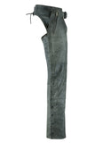 DS413 Unisex Double Deep Pocket Thermal Lined Chaps - GRAY Daniel Smart Manufacturing