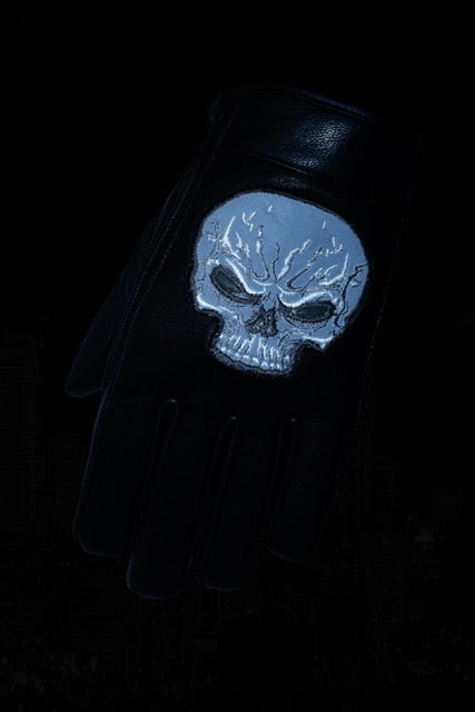 DS47 Reflective Skull Short Glove Daniel Smart Manufacturing