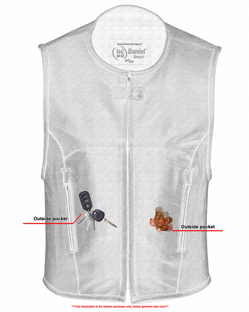 DS004 Men's Updated Perforated SWAT Team Style Vest Daniel Smart Manufacturing