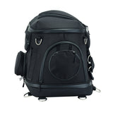 DS388 Daniel Smart Black Heavy Duty Textile Motorcycle Pet Carrier Si Daniel Smart Manufacturing