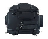 DS388 Daniel Smart Black Heavy Duty Textile Motorcycle Pet Carrier Si Daniel Smart Manufacturing