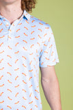 The Raining Brats & Dogs | Hot Dog Men’s Polo - Shinesty