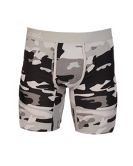 Wood Underwear ghost camo biker brief w/fly