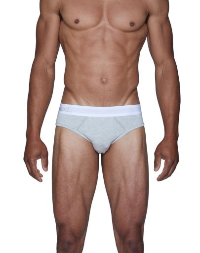 Wood Underwear heather grey hip brief