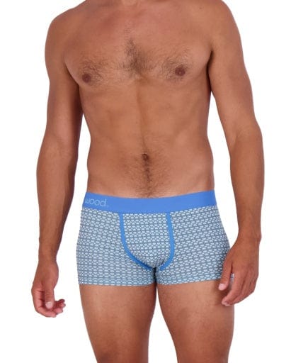 Wood Underwear steel blue rings trunk