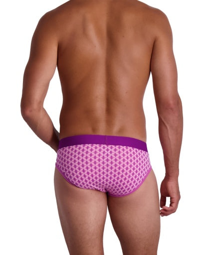 Wood Underwear purple interlock hip brief