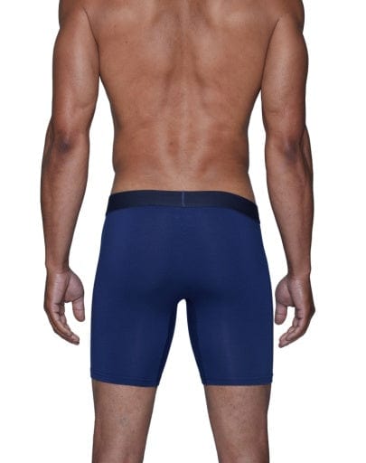 Wood Underwear deep space blue biker brief w/fly