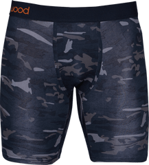 Wood Underwear forest camo biker brief w/fly