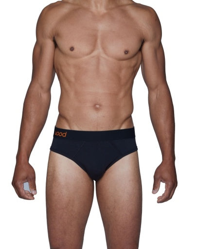 Wood Underwear black hip brief