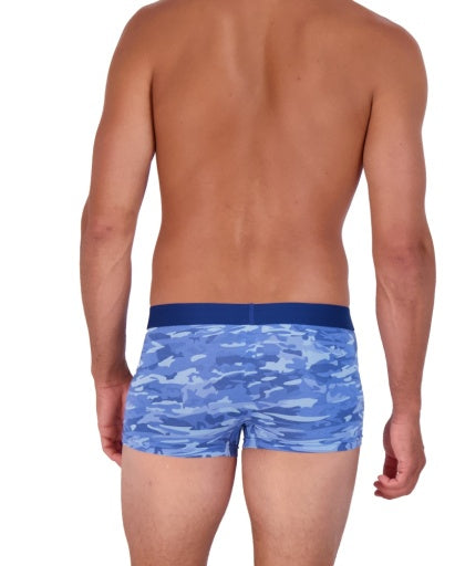 Wood Underwear blue camo trunk