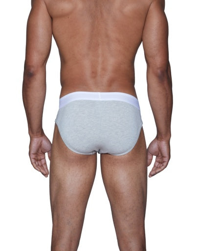 Wood Underwear heather grey hip brief