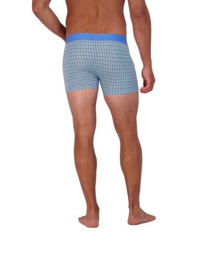 Wood Underwear steel blue rings boxer brief w/fly