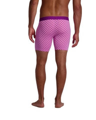 Wood Underwear purple interlock biker brief w/fly