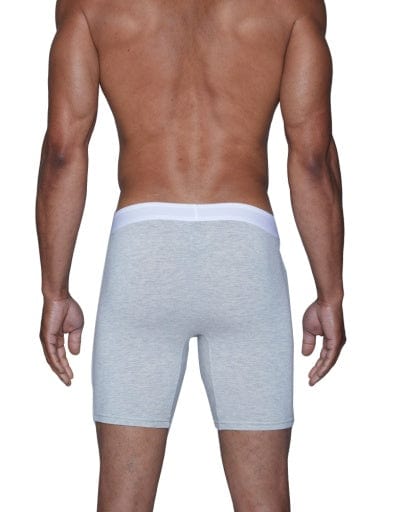 Wood Underwear heather grey biker brief