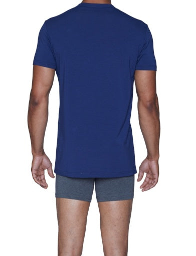 Wood Underwear deep space blue crew undershirt