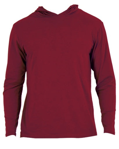 Wood Underwear burgundy long sleeve hoodie