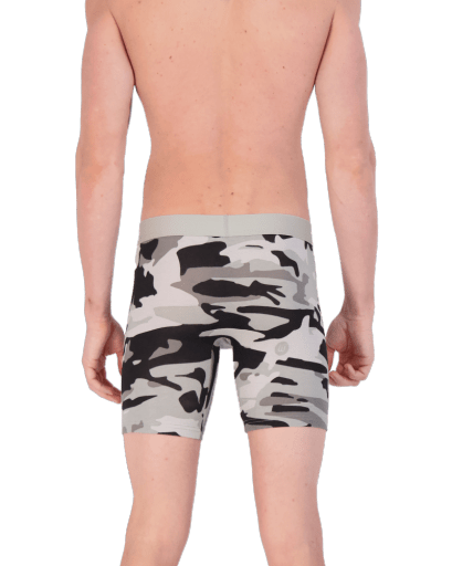 Wood Underwear ghost camo biker brief w/fly