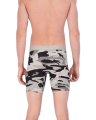 Wood Underwear ghost camo biker brief w/fly