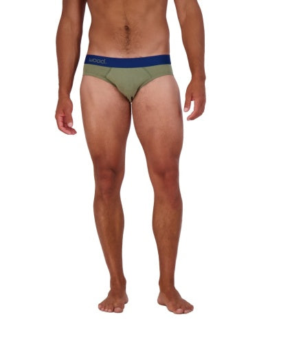 Wood Underwear olive hip brief