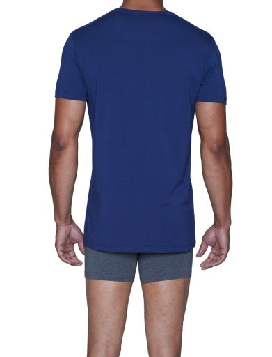 Wood Underwear deep space blue v-neck undershirt