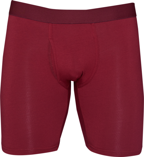 Wood Underwear burgundy red biker brief w/fly