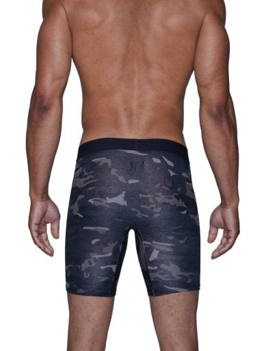 Wood Underwear forest camo biker brief w/fly