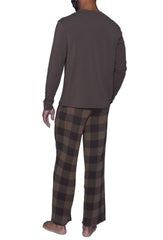 Wood Underwear chestnut checkers lounge pant