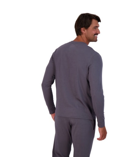 Wood Underwear iron long sleeve henley