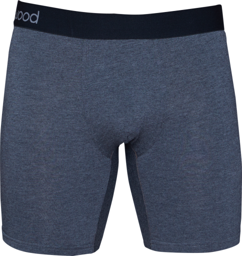 Wood Underwear charcoal heather biker brief