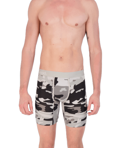 Wood Underwear ghost camo biker brief w/fly