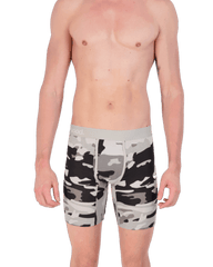 Wood Underwear ghost camo biker brief w/fly