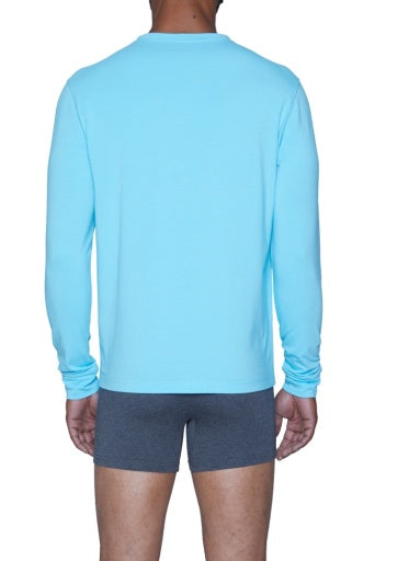 Wood Underwear sky clearance priced - long sleeve henley - regular wholesale $29