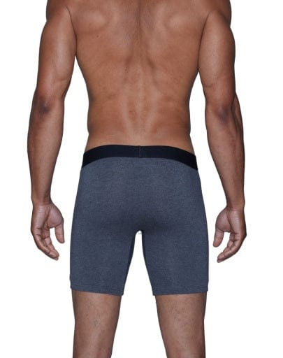 Wood Underwear charcoal heather biker brief