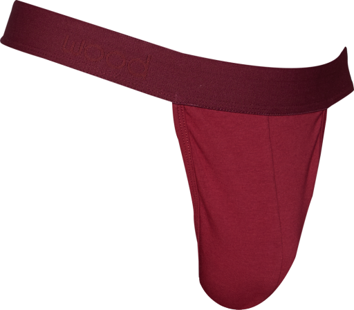 Wood Underwear burgundy red thong