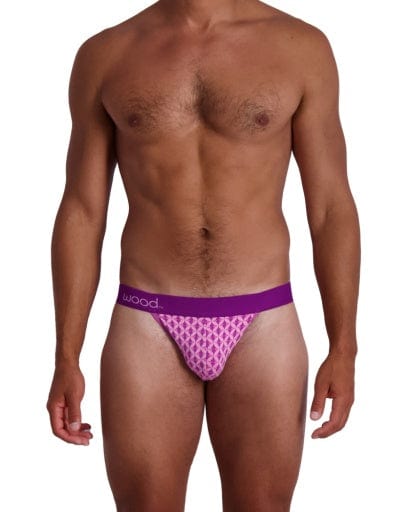 Wood Underwear purple interlock jock