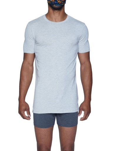 Wood Underwear heather grey crew neck undershirt