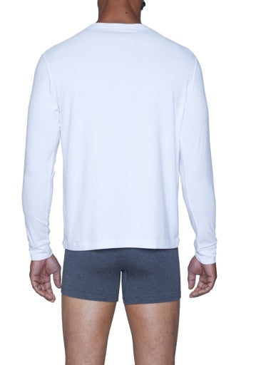 Wood Underwear white long sleeve henley