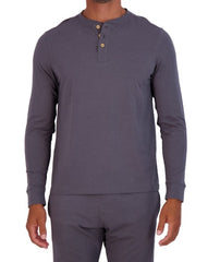 Wood Underwear iron long sleeve henley