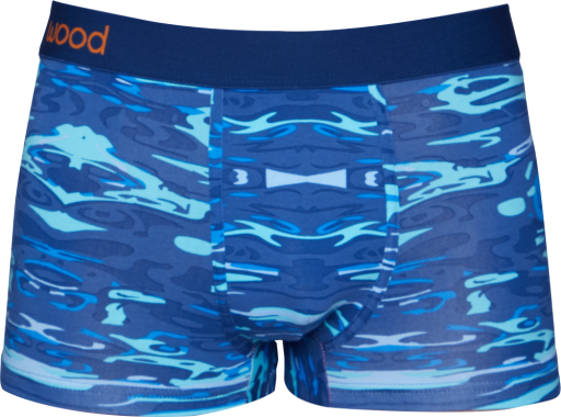 Wood Underwear blue liquid trunk