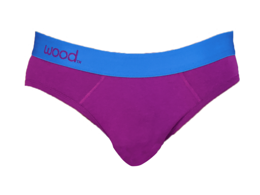 Wood Underwear grape hip brief