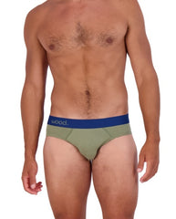 Wood Underwear olive hip brief