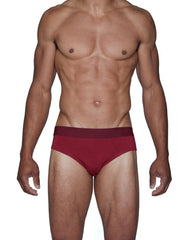 Wood Underwear burgundy red hip brief