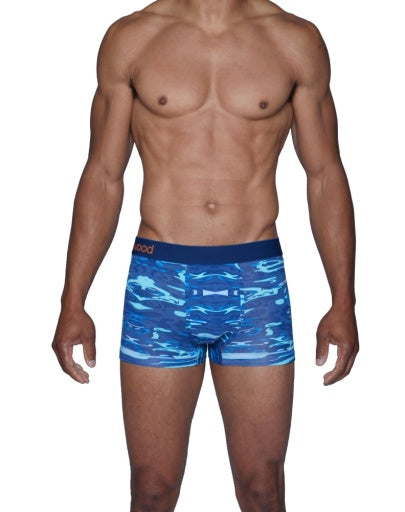 Wood Underwear blue liquid trunk